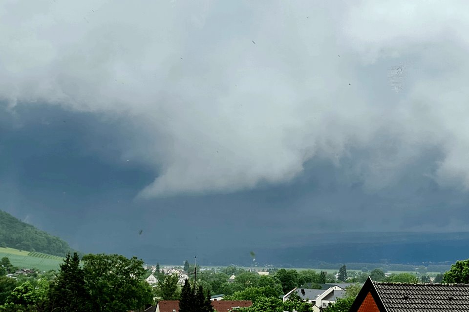Meerdere tornado's in Duitsland