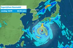 Japan zet zich schrap voor supertyfoon Nanmadol