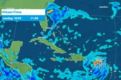 Orkaan Fiona stevent op Puerto Rico af