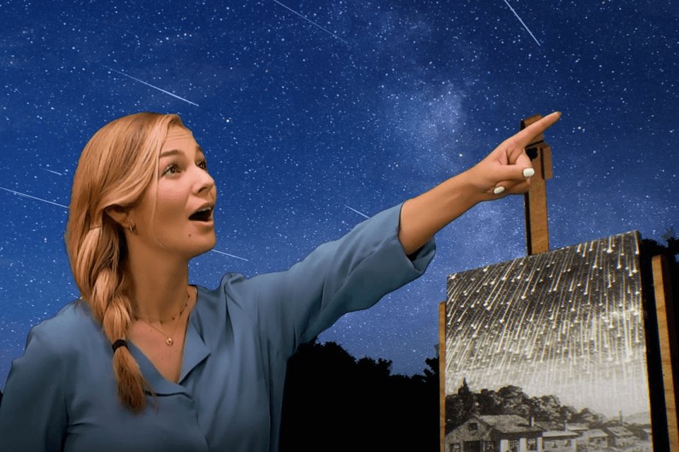 Wat is een meteorenzwerm