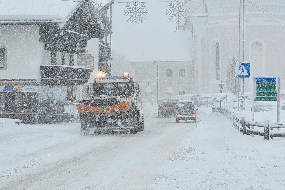 Sneeuwdump in vooral Oostenrijk
