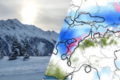 Modelbespreking wintersport: prachtige omstandigheden in de Alpen