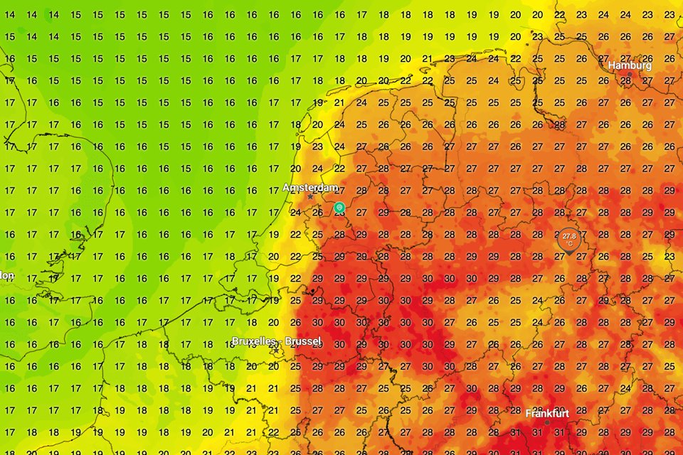 Modelbespreking: één warme dag, daarna terug bij af