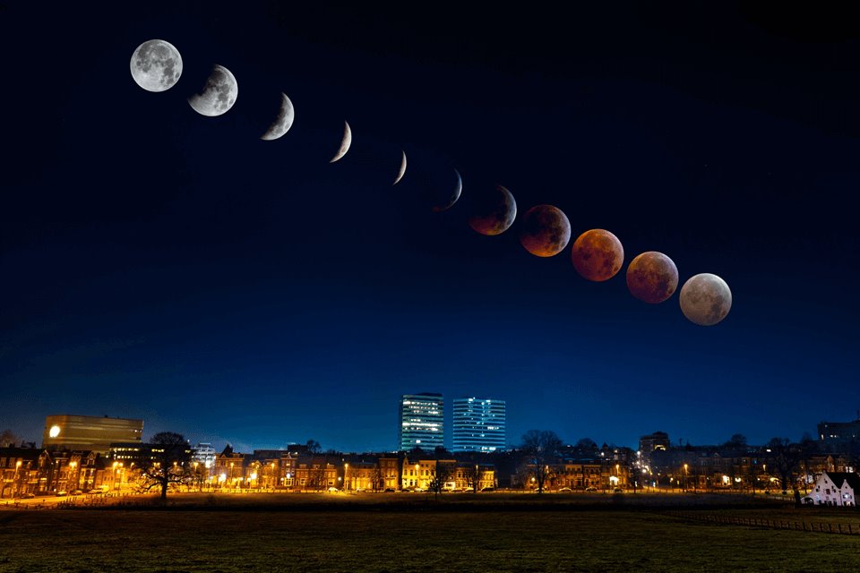 Woensdag 18 september een gedeeltelijke supermaansverduistering