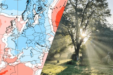 30-daagse: eerst fris en vrij nat, later in de maand gemiddeld droger