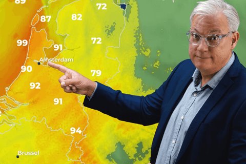 Onstuimige middag en avond met forse windstoten