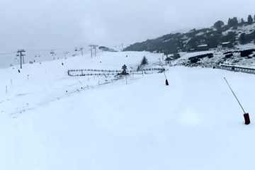 Verse sneeuw in Oostenrijk