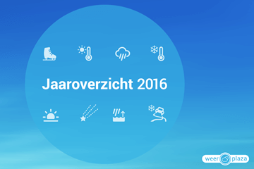 2016 was warm en zeer zonnig