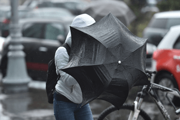 Storm trekt over Nederland