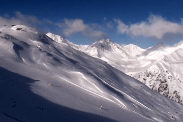 Weersverbetering in de Alpen