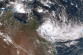 Orkaan Debbie nadert Australie