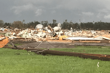 Tornado's zorgen voor veel schade in centraal deel Amerika