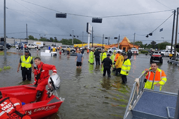 Extreme regenval Harvey