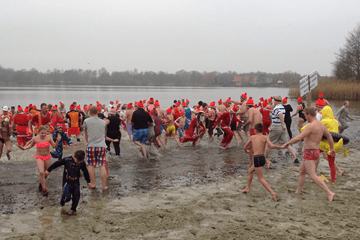 Frisse nieuwjaarsduik