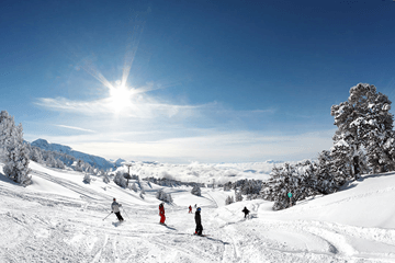 Wintersport: Eerst volop zon
