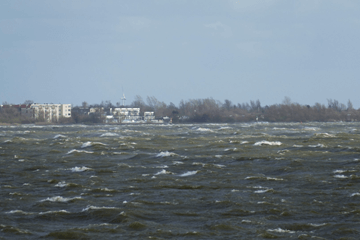 Storm op het IJsselmeer