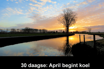 30 daagse: April begint koel