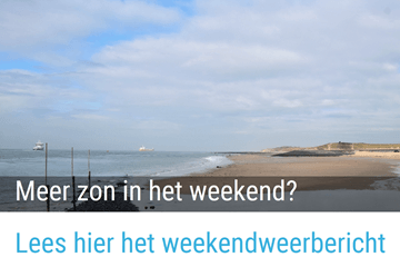 Droog en zon tijdens het weekend?