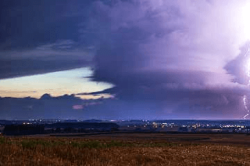 Noodweer in het Alpengebied