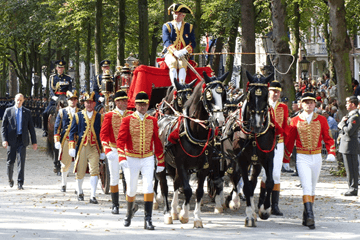 Veel wind op Prinsjesdag