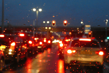 Extra verkeersdrukte door regen op maandag