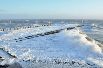 Eerste officiële winterstorm een feit