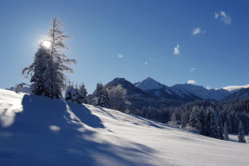 Alpenweer: eerst nog sneeuw