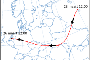 Aanvoer van Russische en Canadese vrieslucht