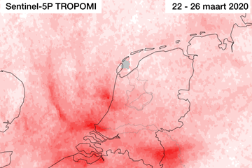 Afname luchtvervuiling door corona-maatregelen