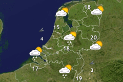 Krijgen we vandaag regen? 