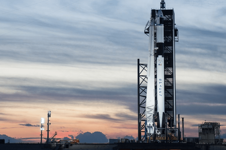 Update: Weersverwachting iets verbeterd voor lancering SpaceX Crew Dragon raket
