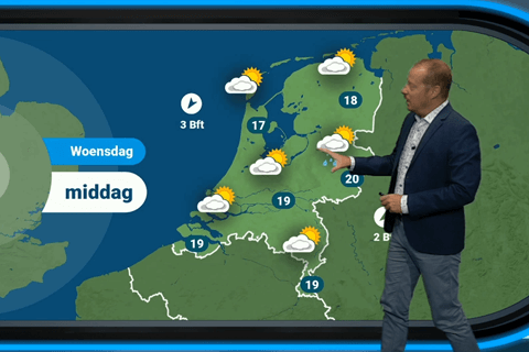 Waar Valt Vandaag En Morgen Regen En Waar Breekt De Zon Door ...