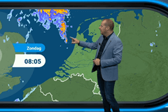 Trekt die regen op de Noordzee richting Nederland of blijft het nog even droog?