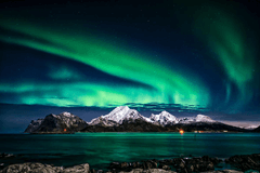 Wauw wat een Aurora, het is genieten in Noorwegen deze dagen