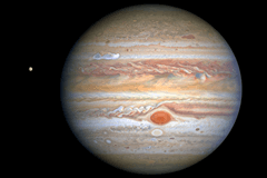 Goed zicht op de planeet Jupiter