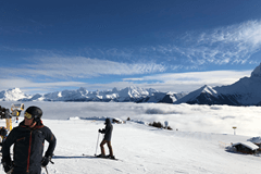 Wintersport: waarom is het in het dal vaak grijs en op de pistes zonnig?