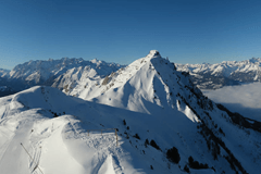 Winterwonderland in de Alpen