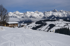 Na dooi nieuwe sneeuw voor de Alpen 